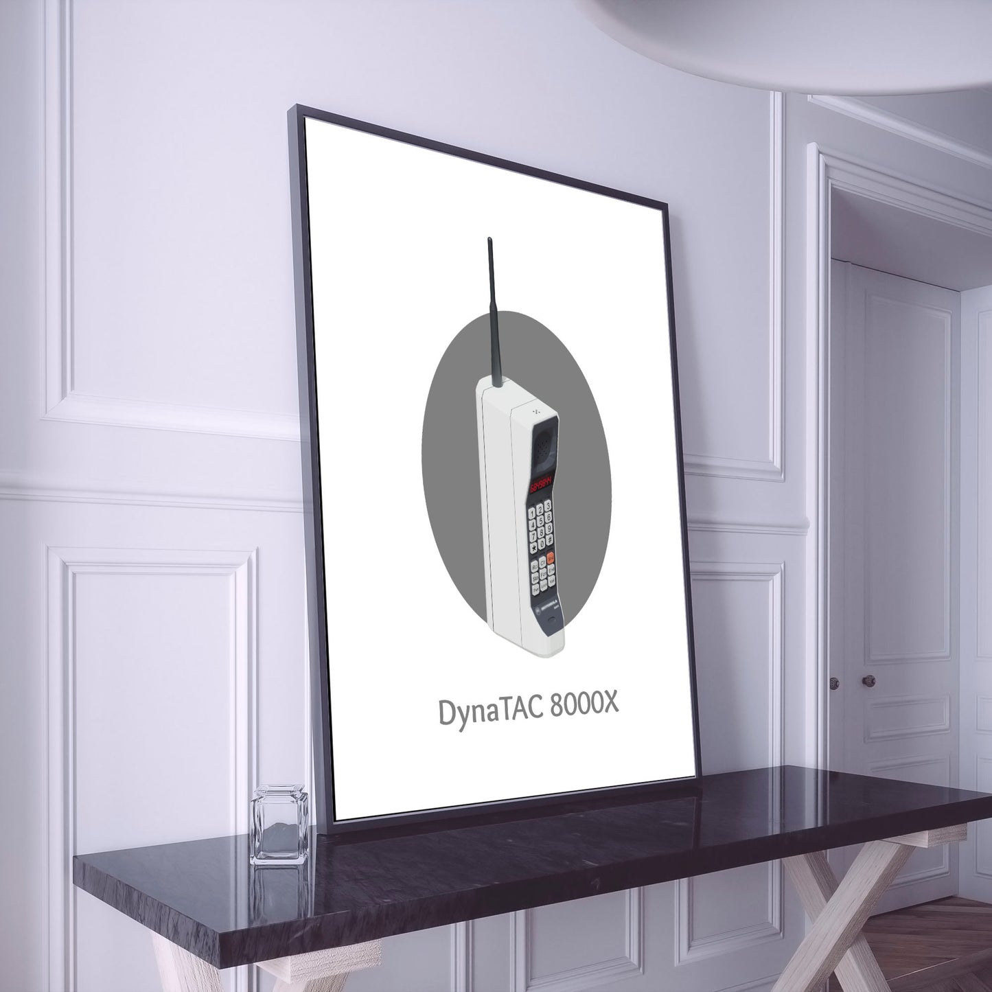 Motorola DynaTAC 8000X retro poster wall art