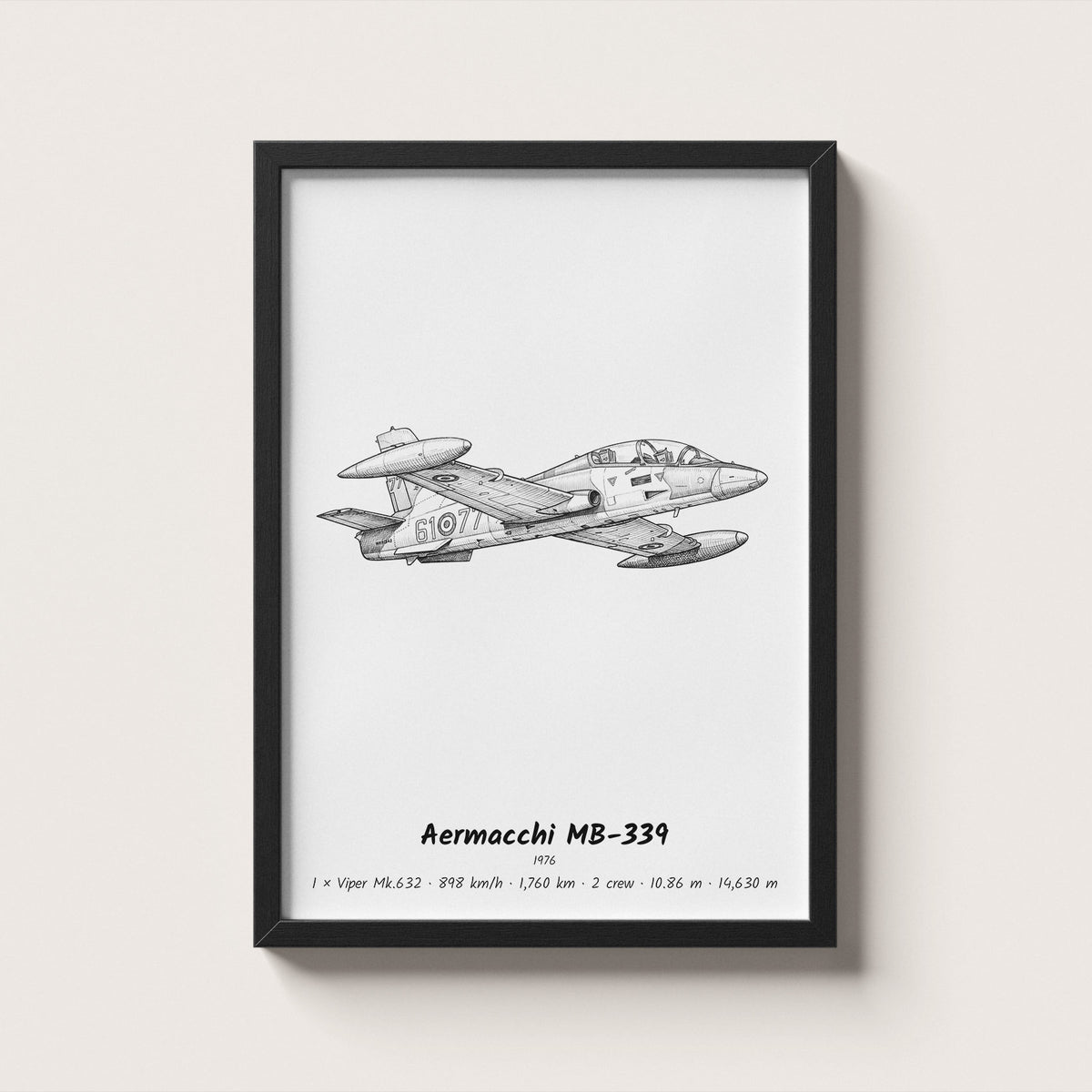 Aermacchi MB-339 Wall Art
