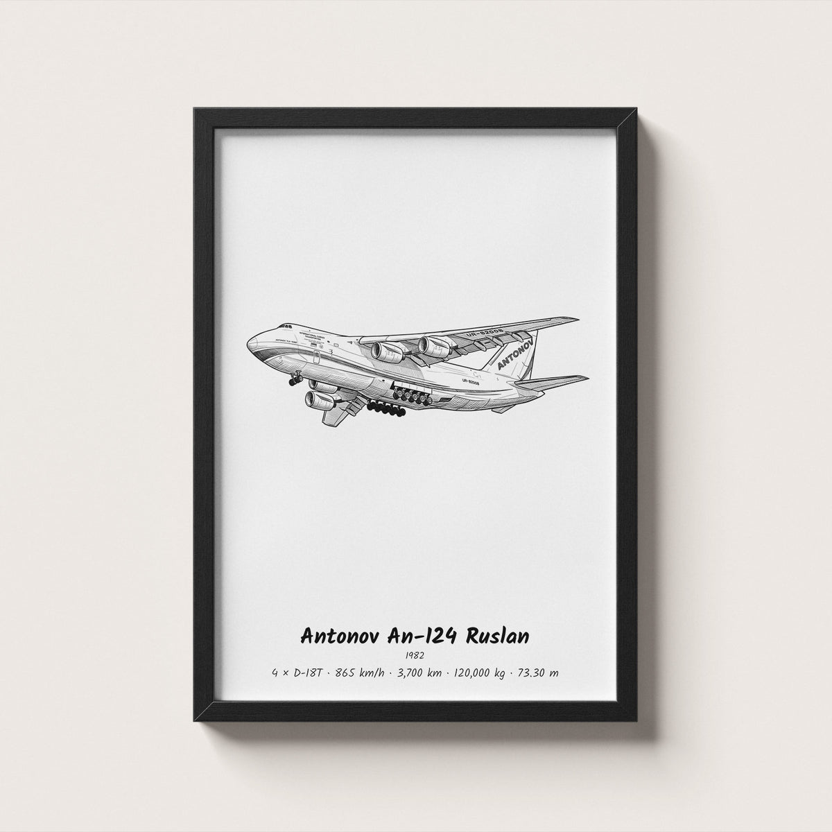 Antonov An-124 Ruslan Wall Art
