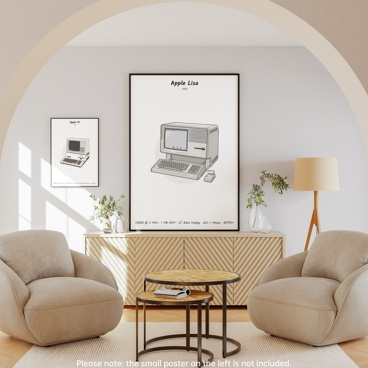 Apple Lisa Framed Wall Art