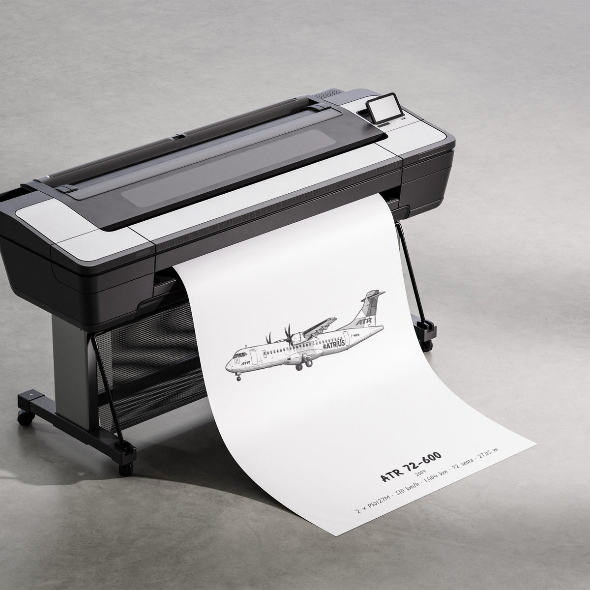 Printing the 72-600 Airliner Poster