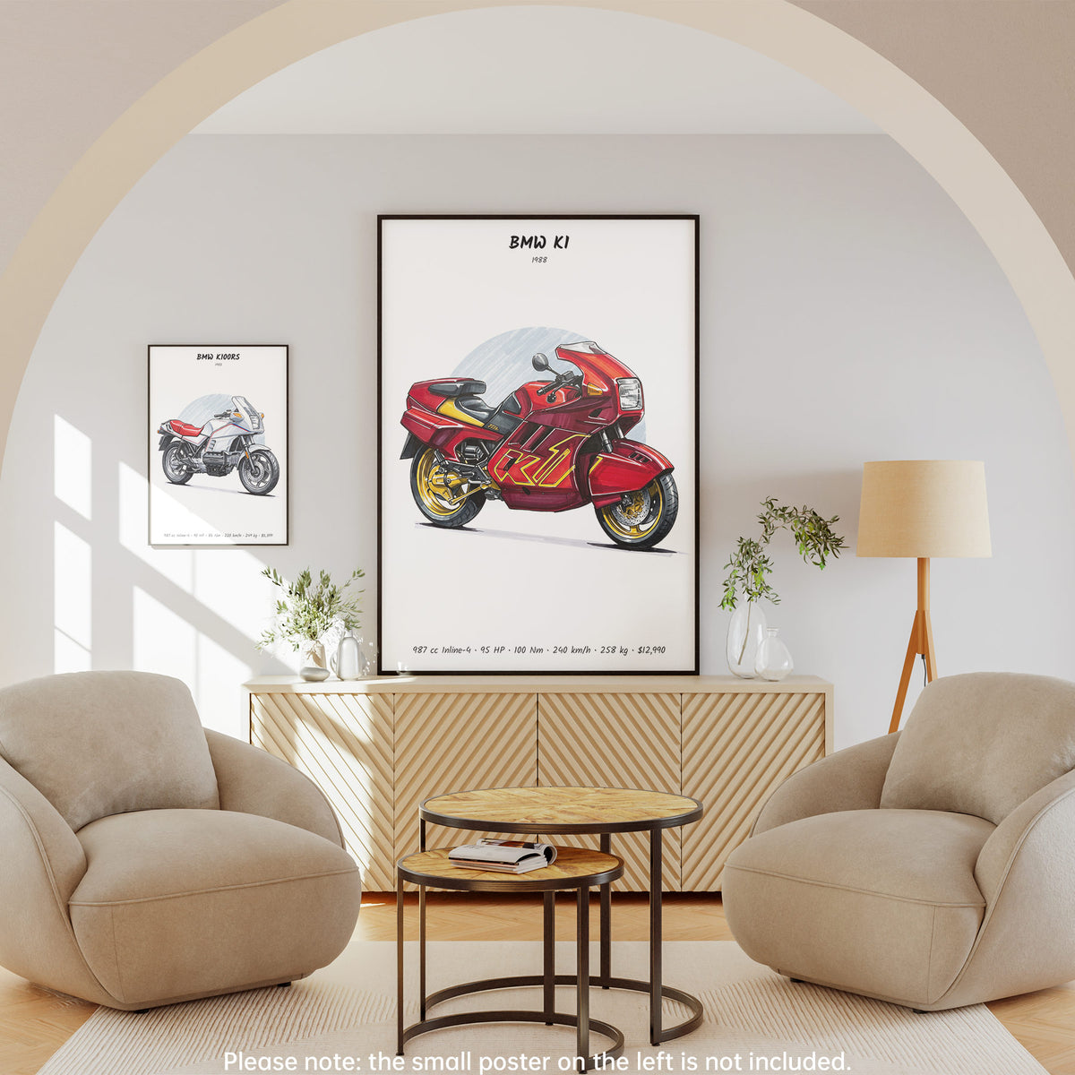 BMW K1 1988 Wall Art