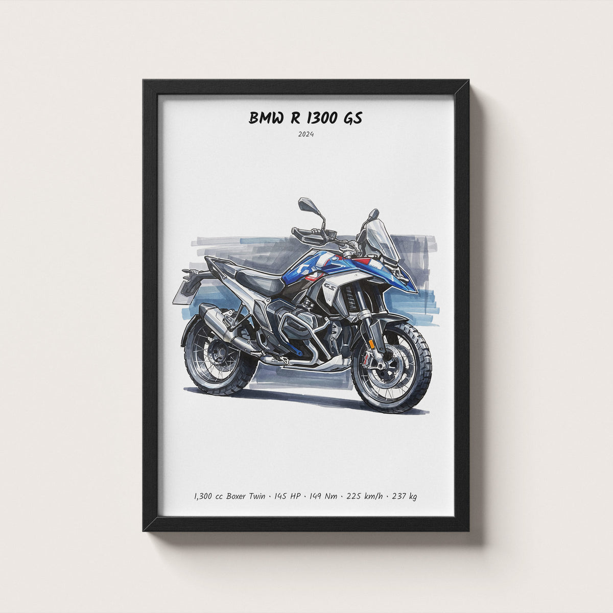 BMW R 1300 GS 2024 Wall Art