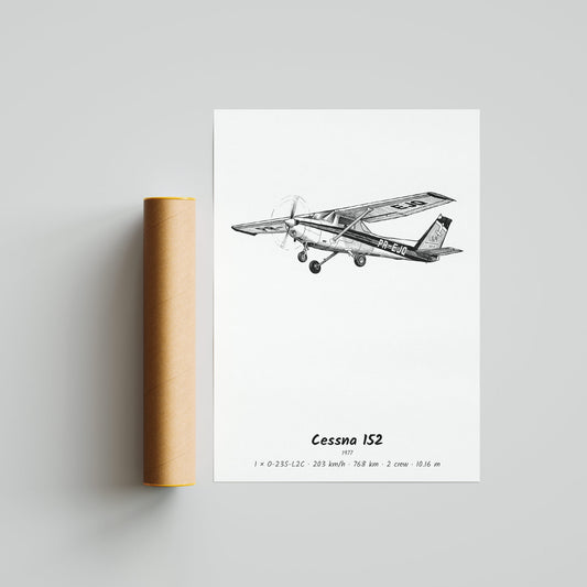 Cessna 152 Poster Print
