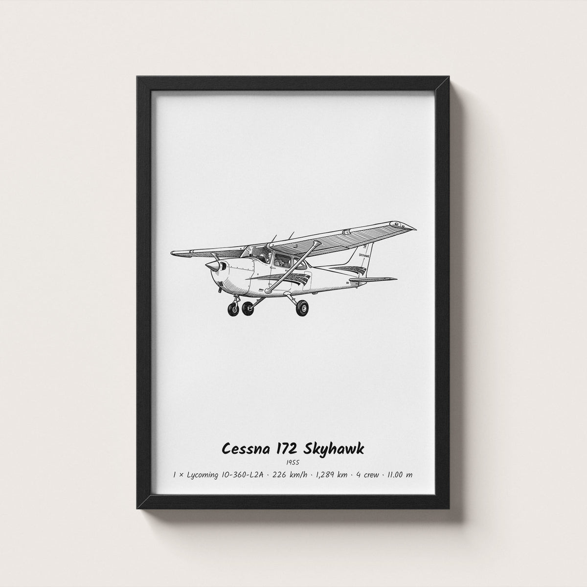 Cessna 172 Skyhawk Wall Art