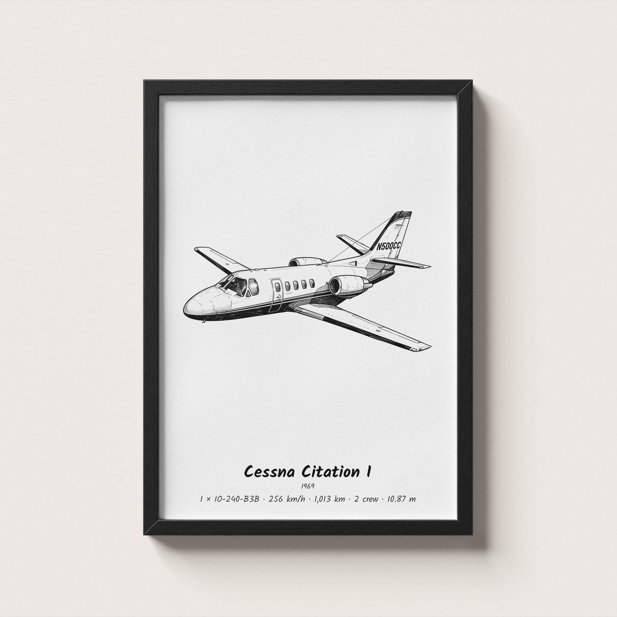 Cessna Citation I Wall Art