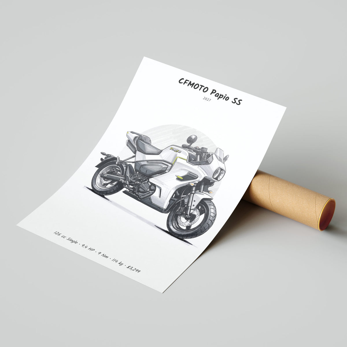 CFMOTO Papio SS 2027 Poster