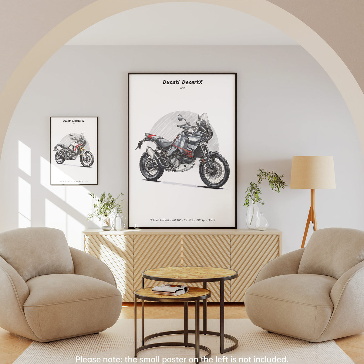 Ducati DesertX 2025 Wall Art