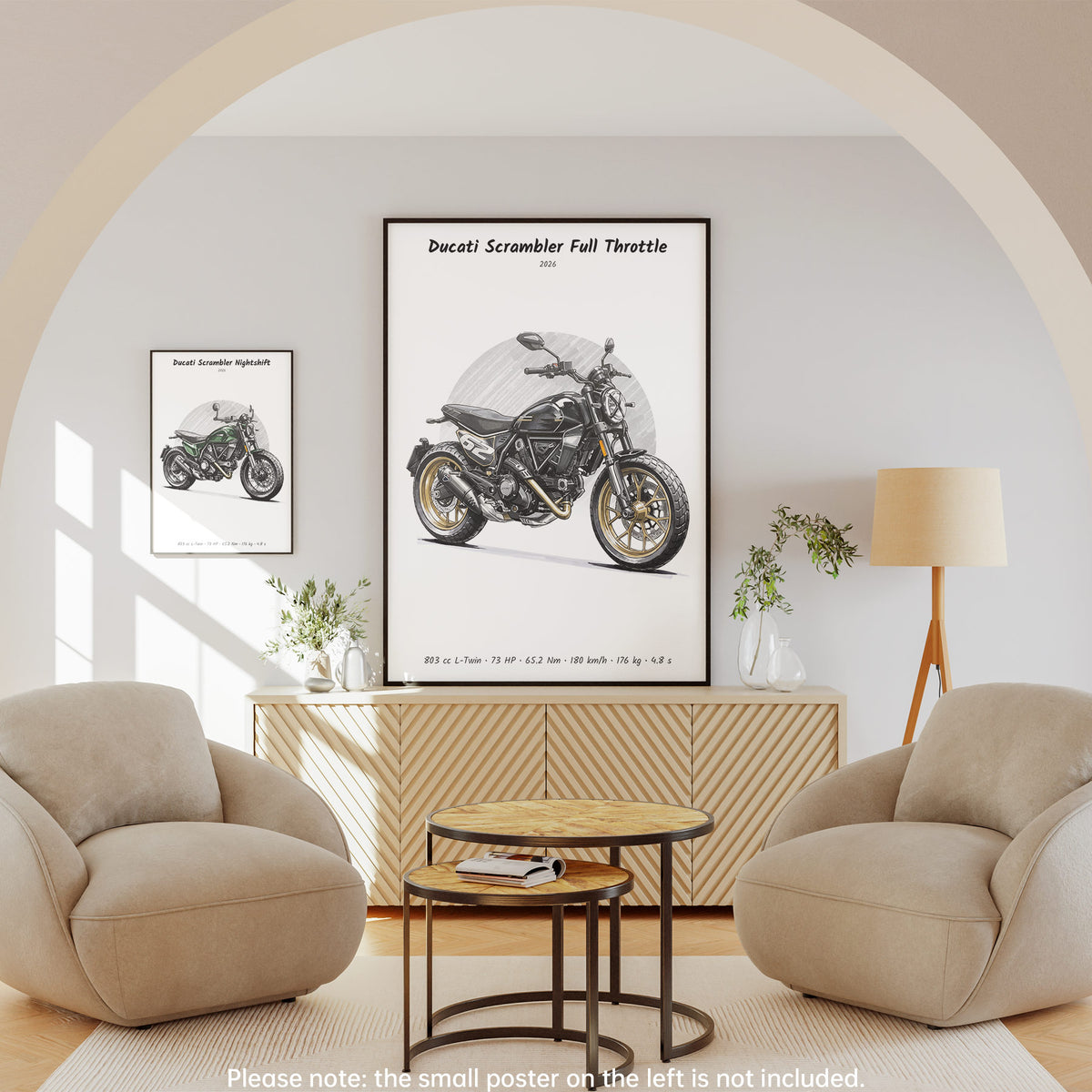 Ducati Scrambler Full Throttle 2026 Wall Art
