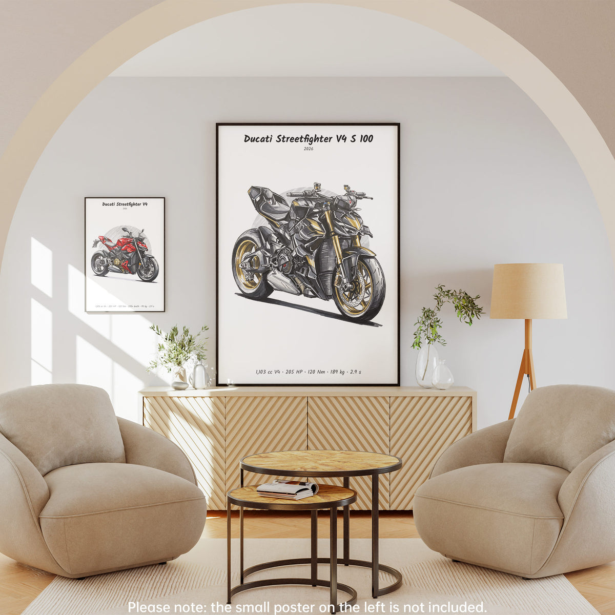 Ducati Streetfighter V4 S 100 2026 Wall Art