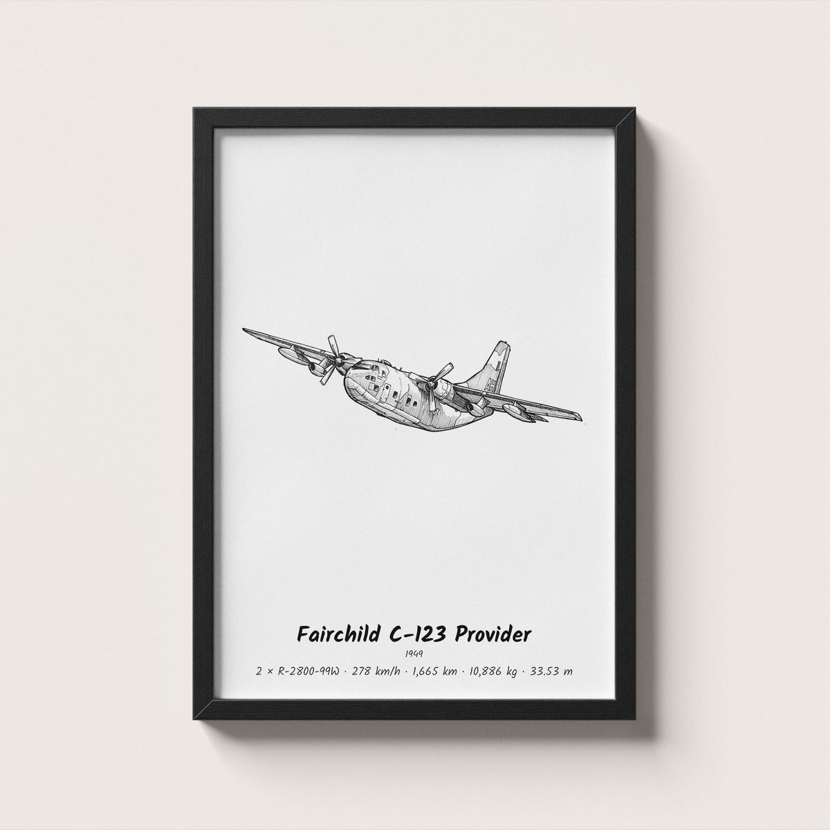 Fairchild C-123 Provider Wall Art