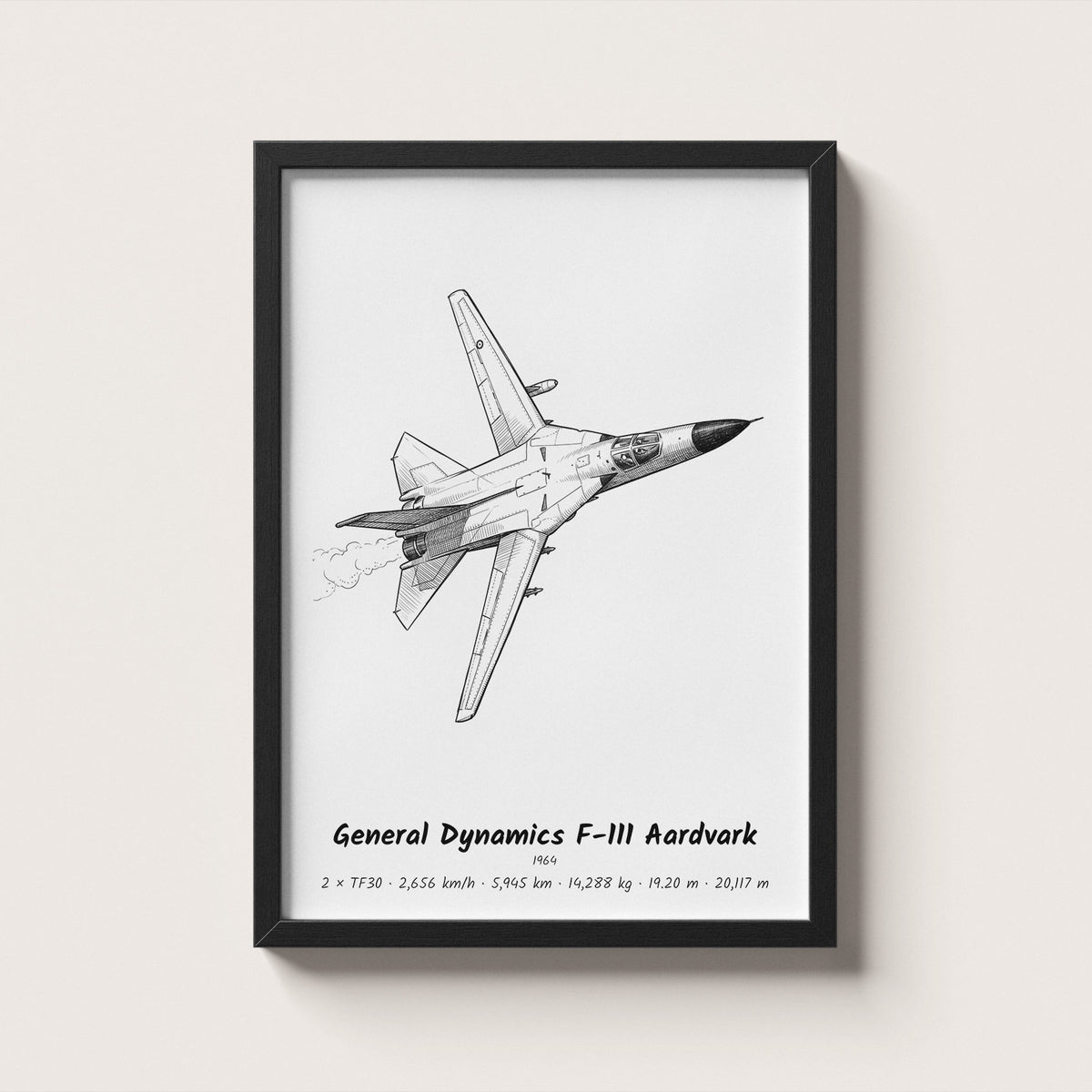 General Dynamics F-111 Aardvark Wall Art