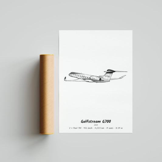 Gulfstream G700 Poster Print