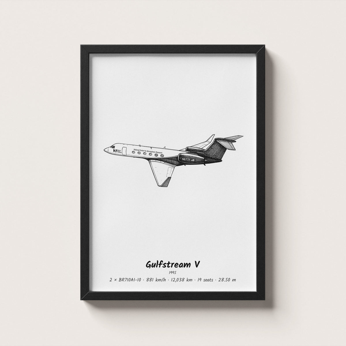 Gulfstream V Wall Art