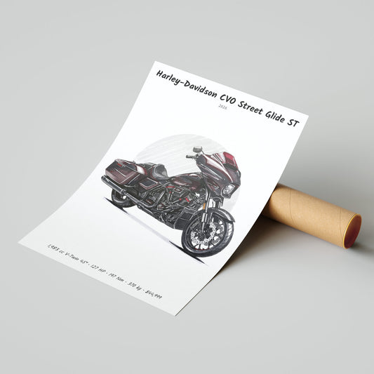 Harley-Davidson CVO Street Glide ST 2026 Poster