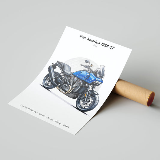Harley-Davidson Pan America 1250 ST 2026 Poster