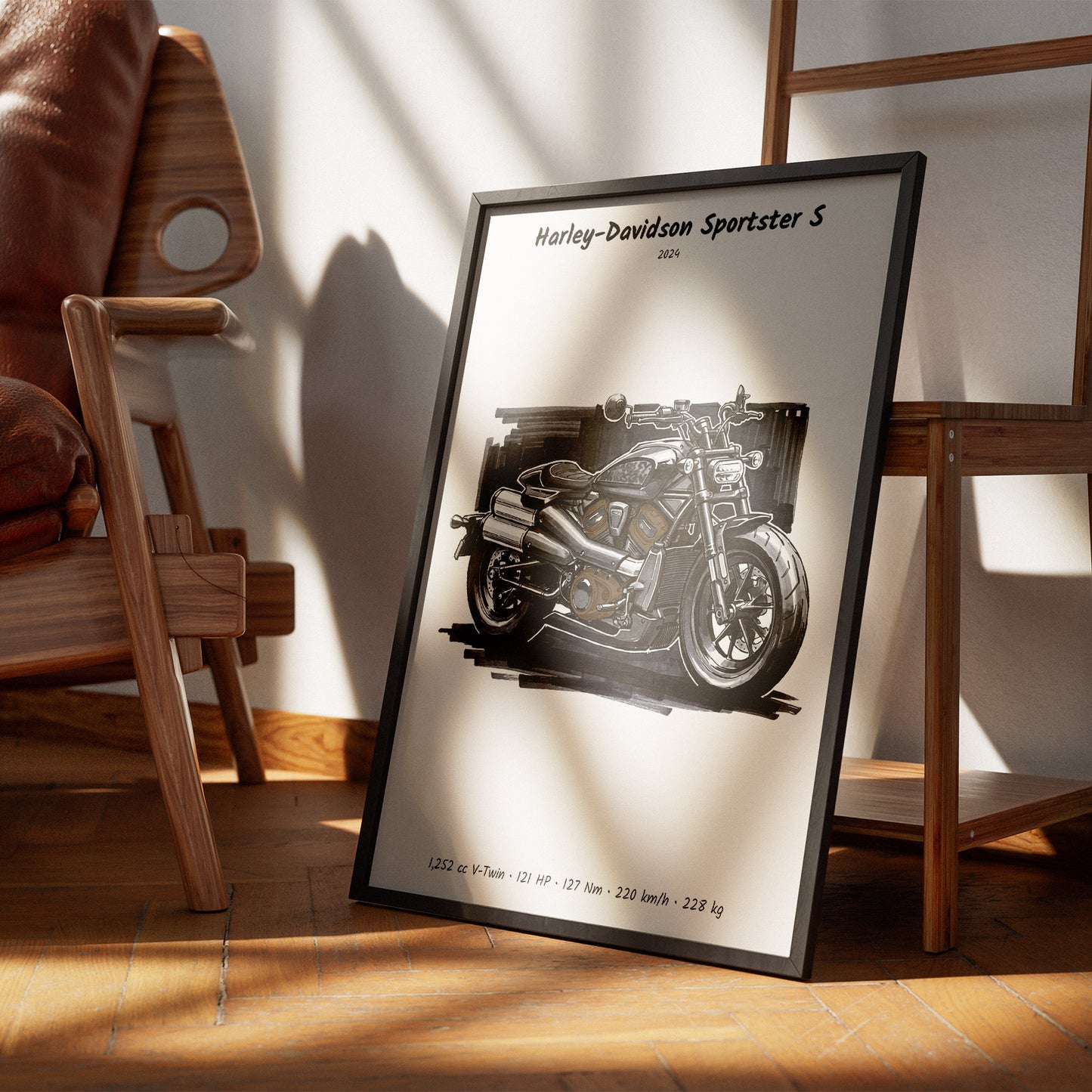 Harley-Davidson Sportster S Motorcycle Wall Art