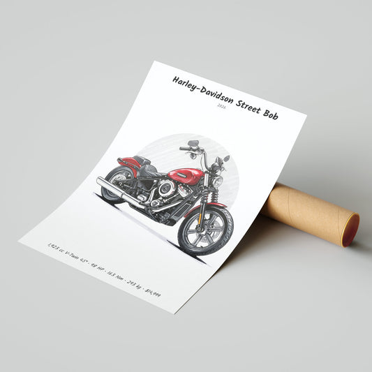 Harley-Davidson Street Bob 2026 Poster
