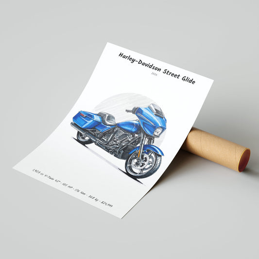 Harley-Davidson Street Glide 2026 Poster