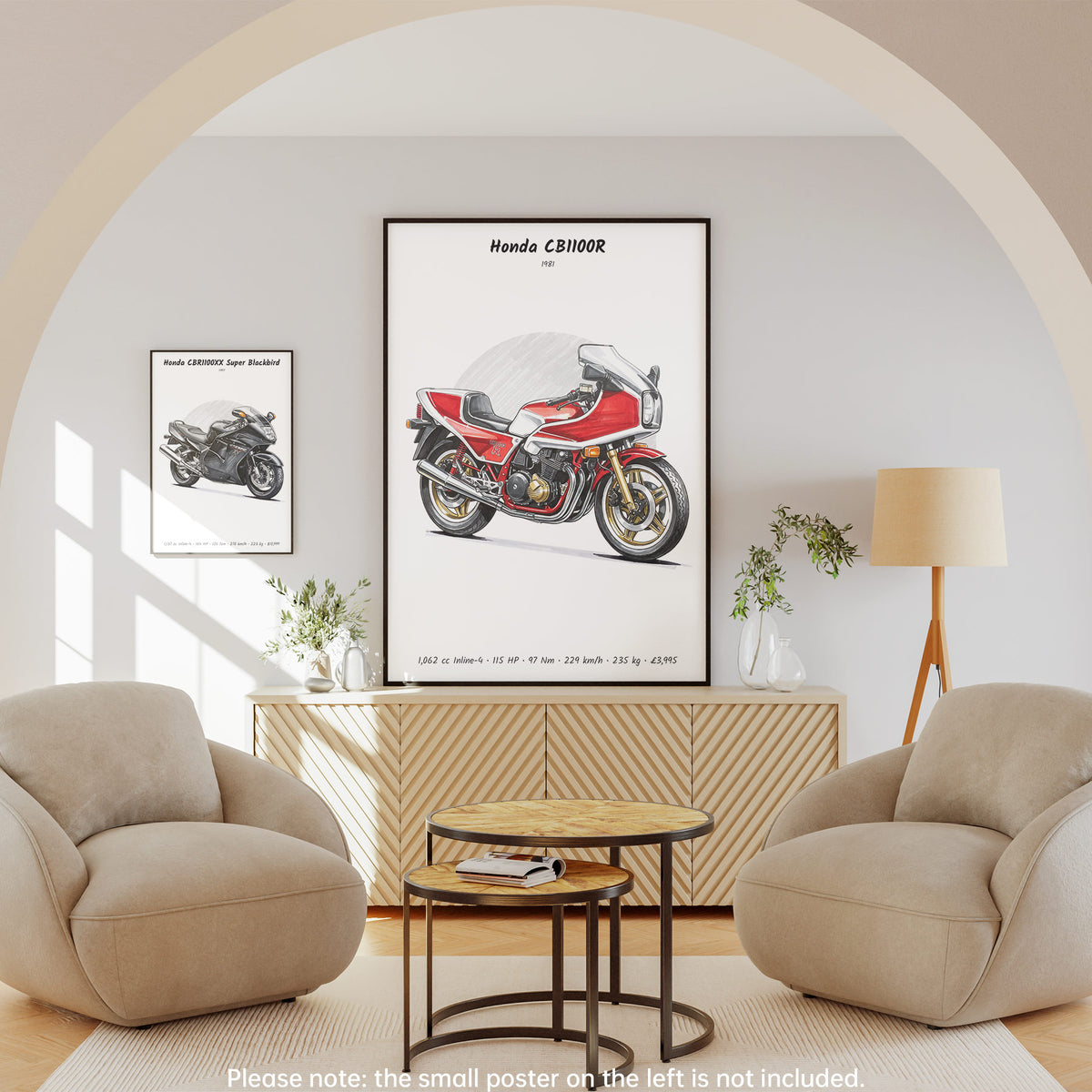 Honda CB1100R 1981 Wall Art