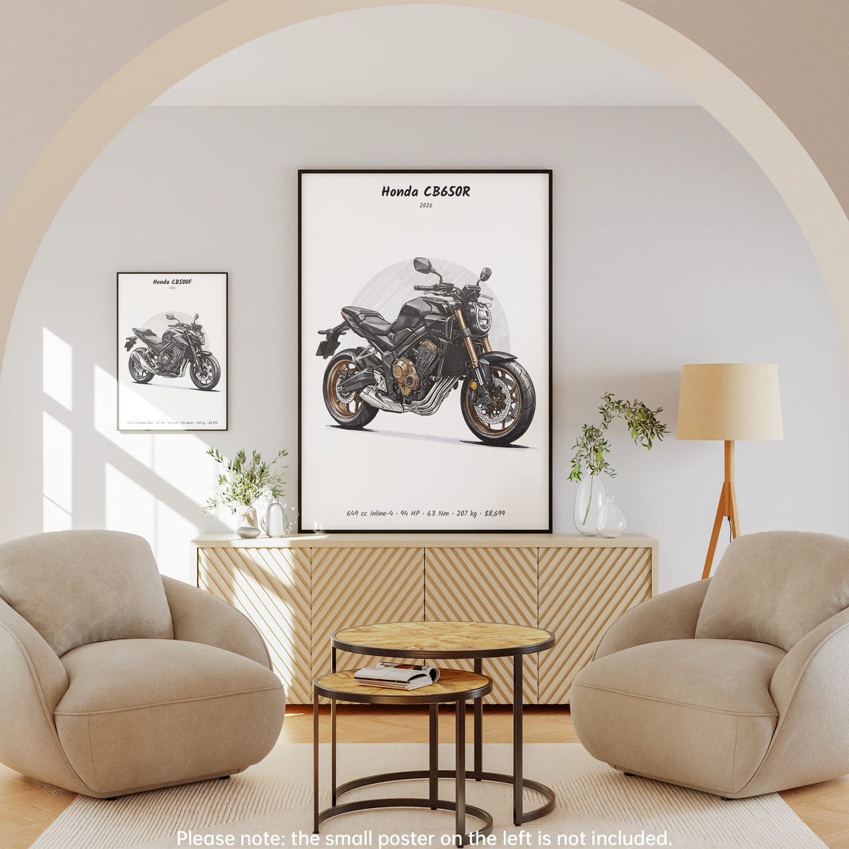 Honda CB650R 2026 Wall Art