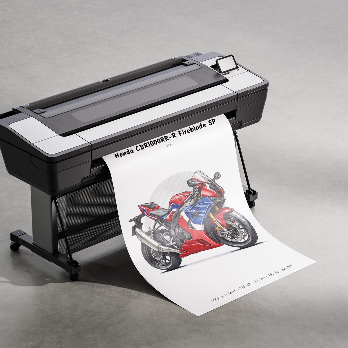 Honda CBR1000RR-R Fireblade SP 2027 Print