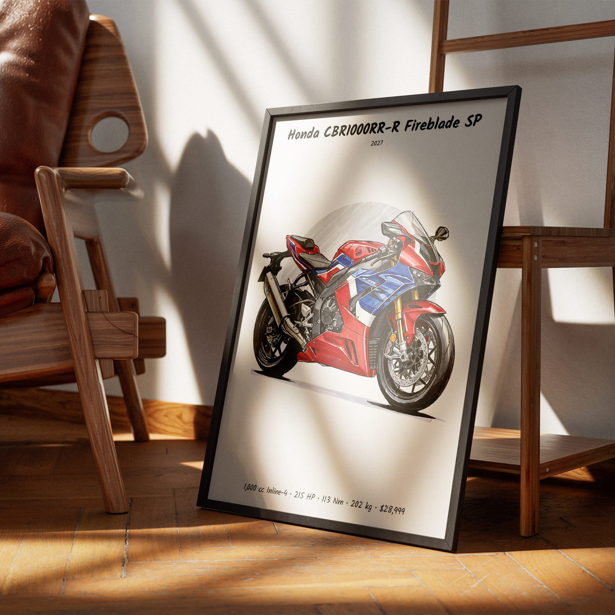 Honda CBR1000RR-R Fireblade SP 2027 Wall Art