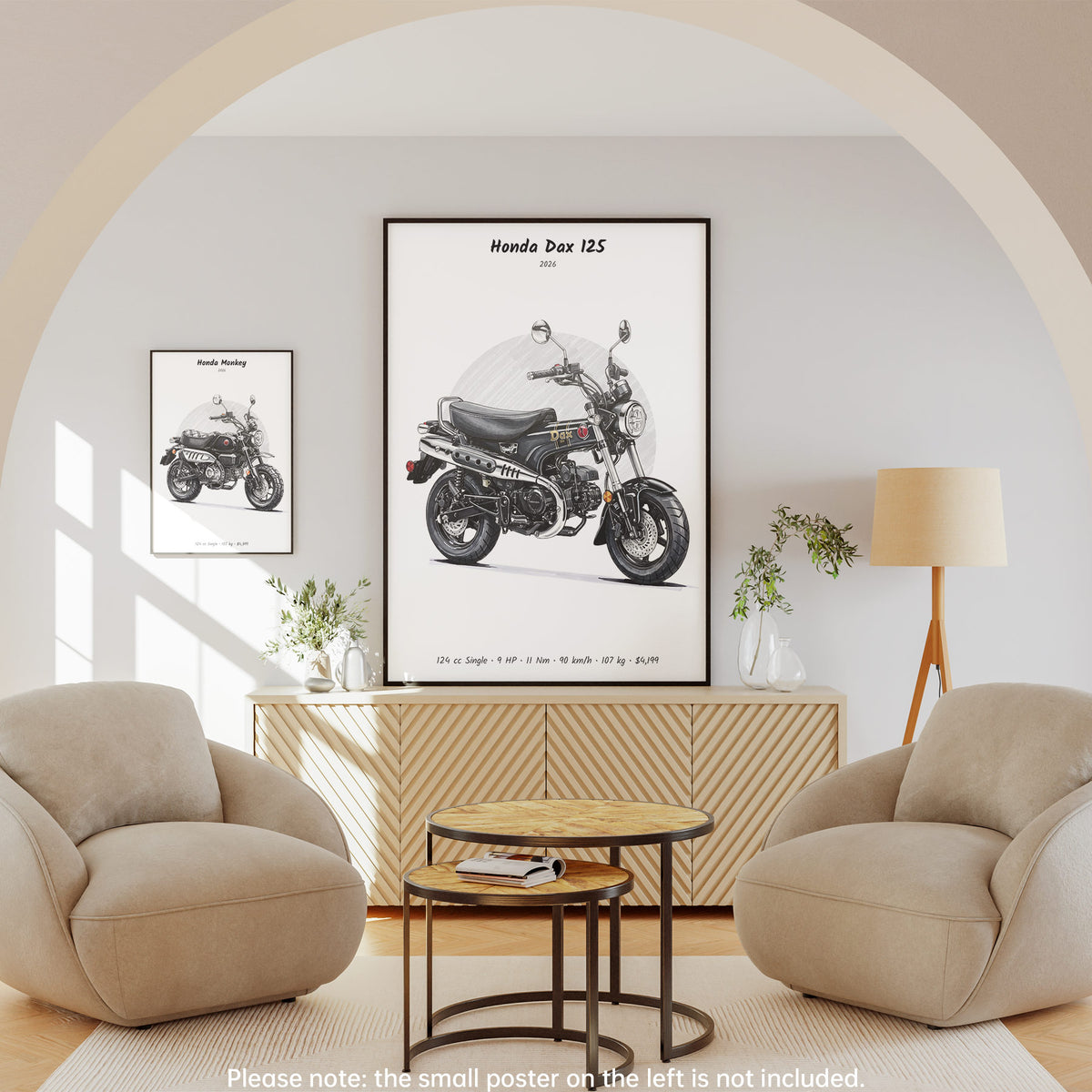 Honda Dax 125 2026 Wall Art