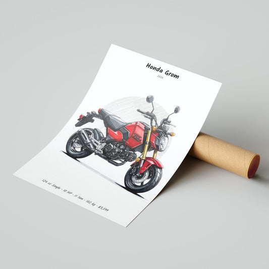 Honda Grom 2026 Poster