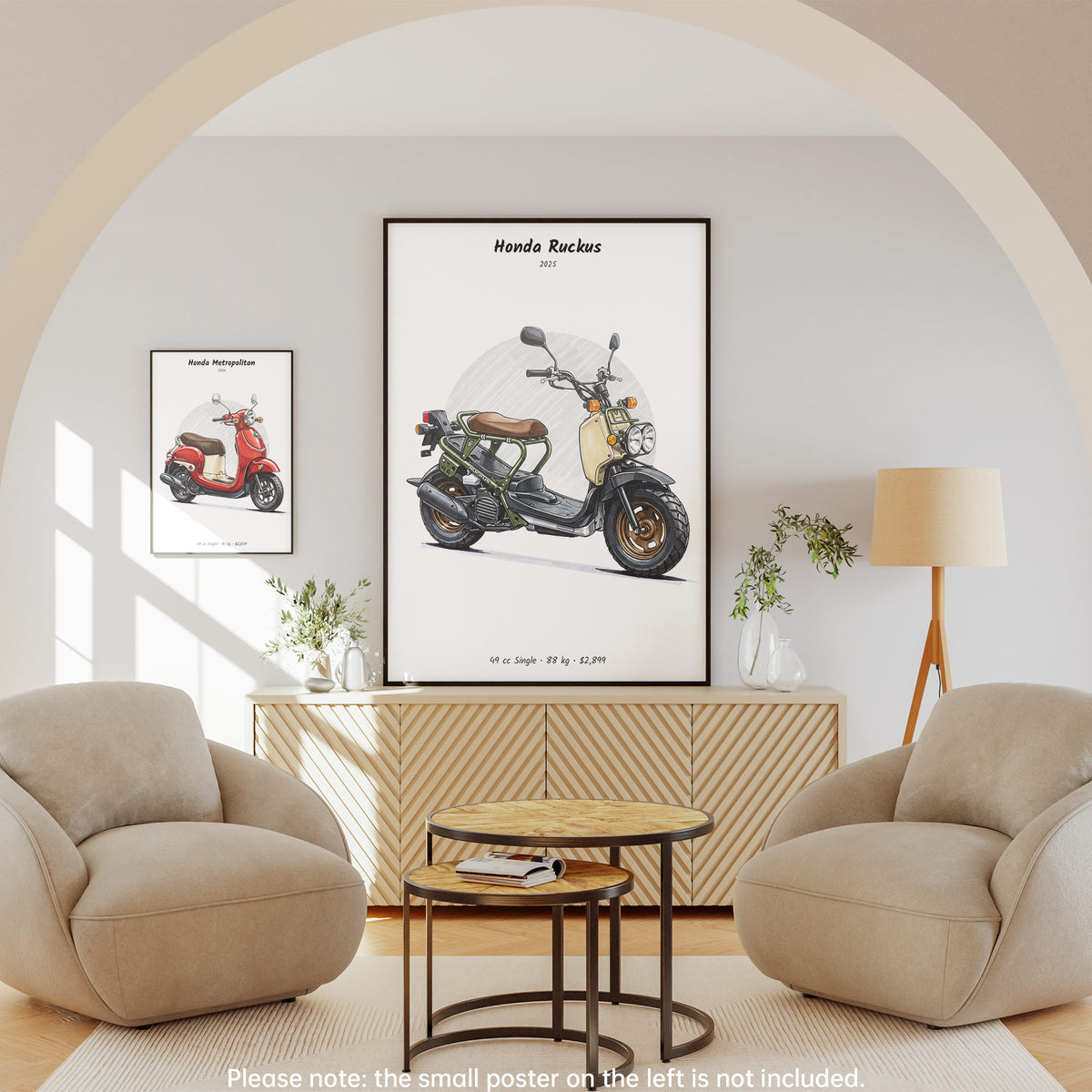 Honda Ruckus 2025 Wall Art