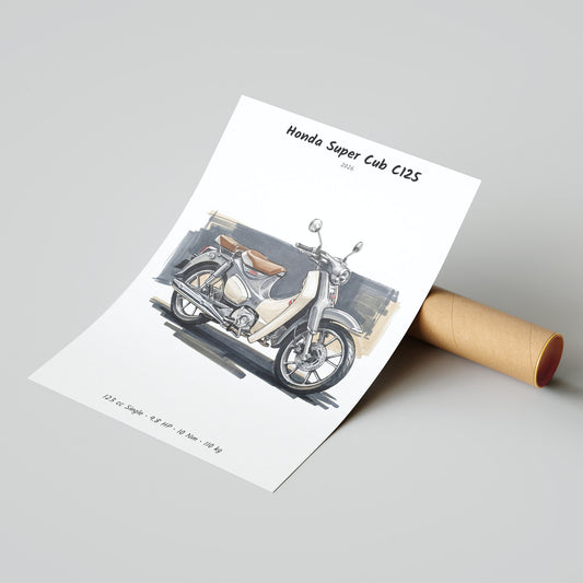 Honda Super Cub C125 2026 Poster