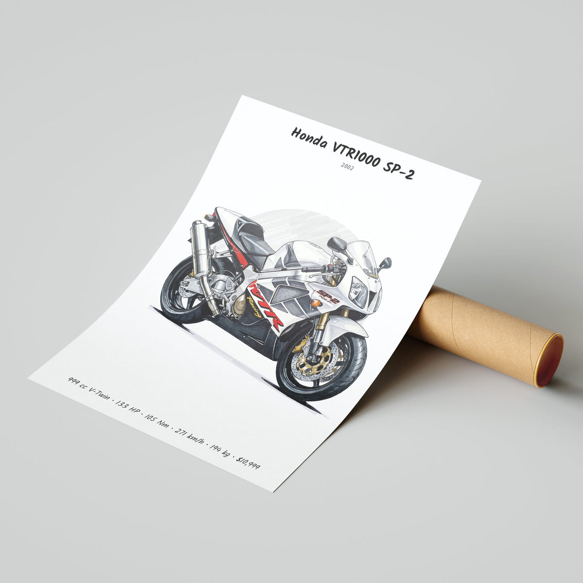 Honda VTR1000 SP-2 2002 Poster