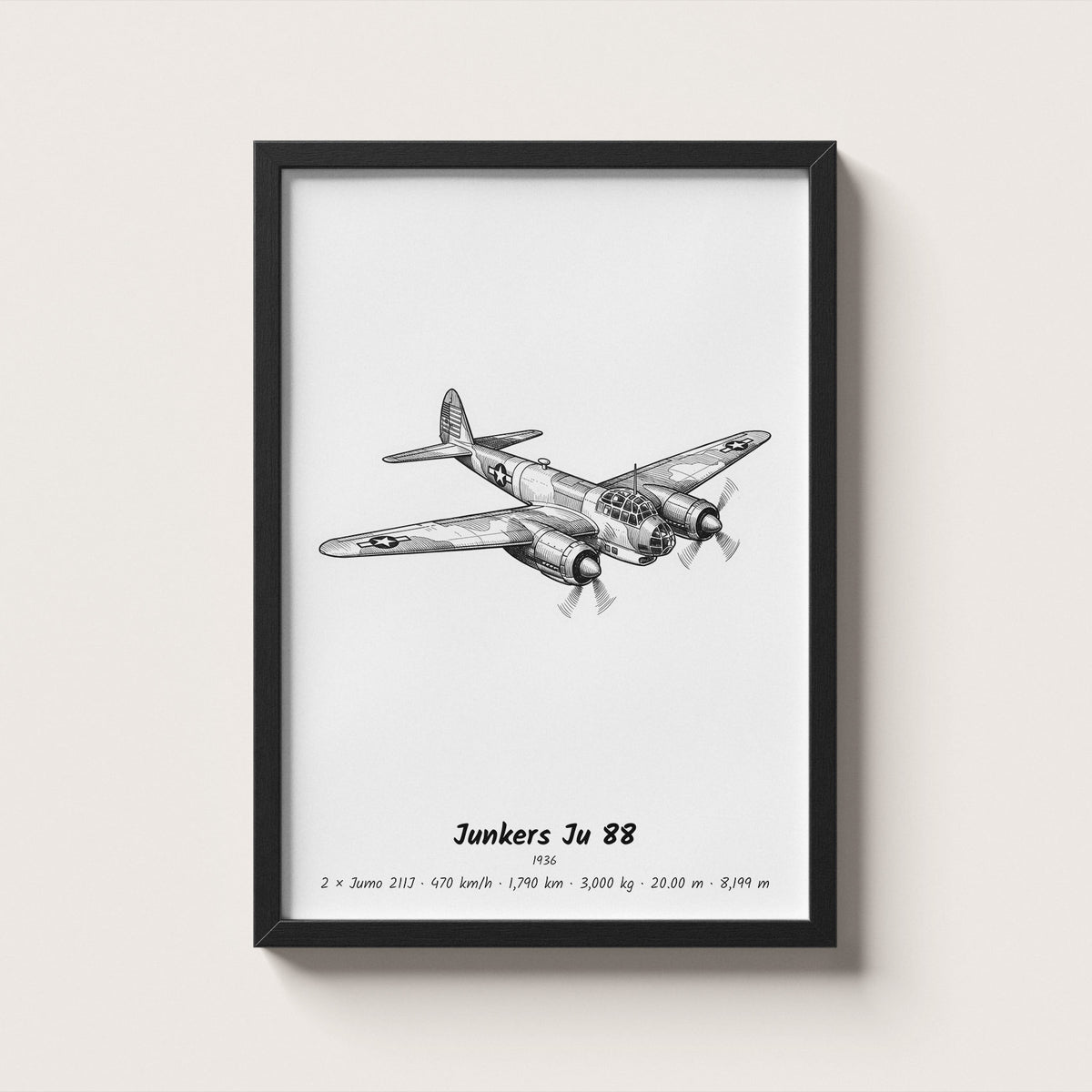 Junkers Ju 88 Wall Art