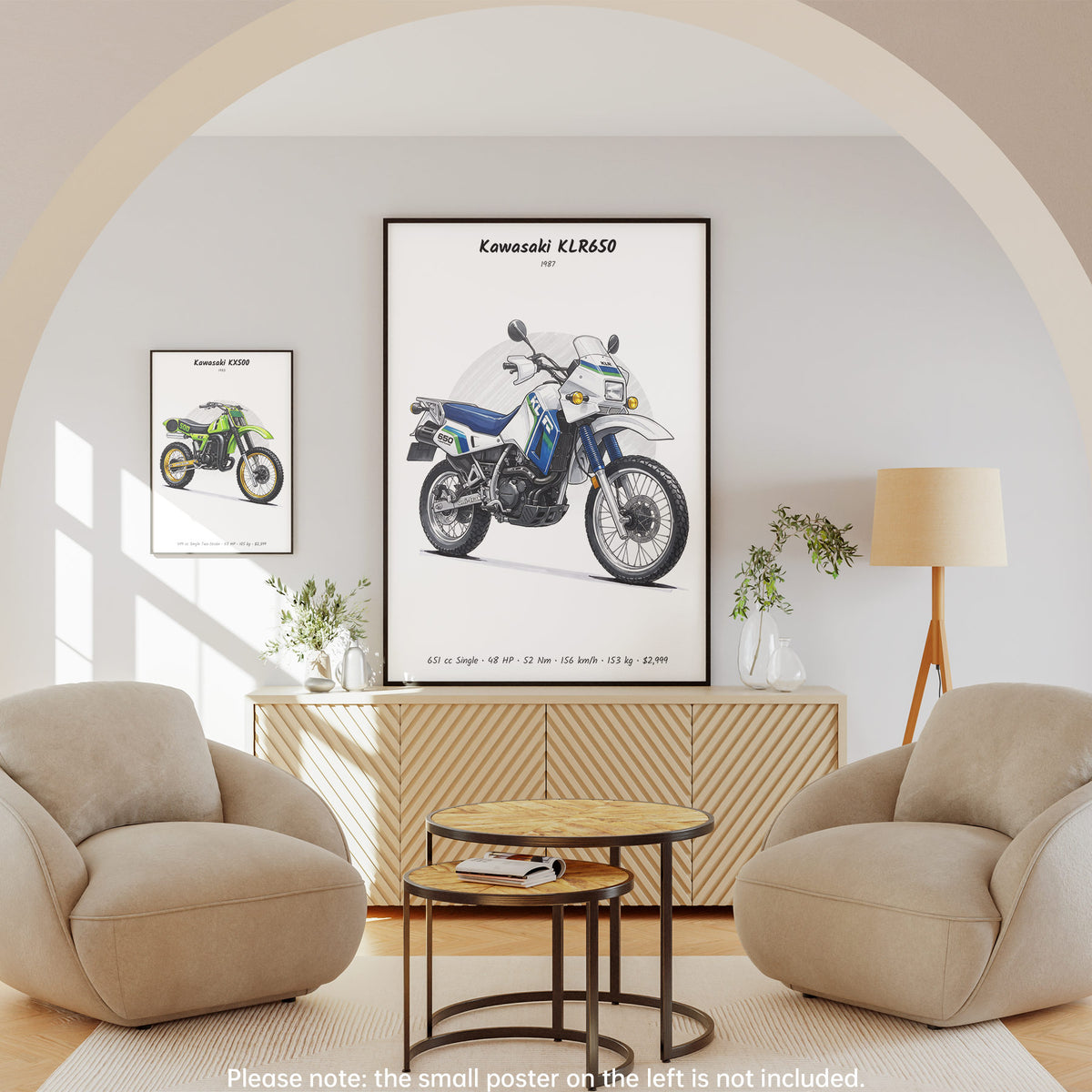 Kawasaki KLR650 1987 Wall Art