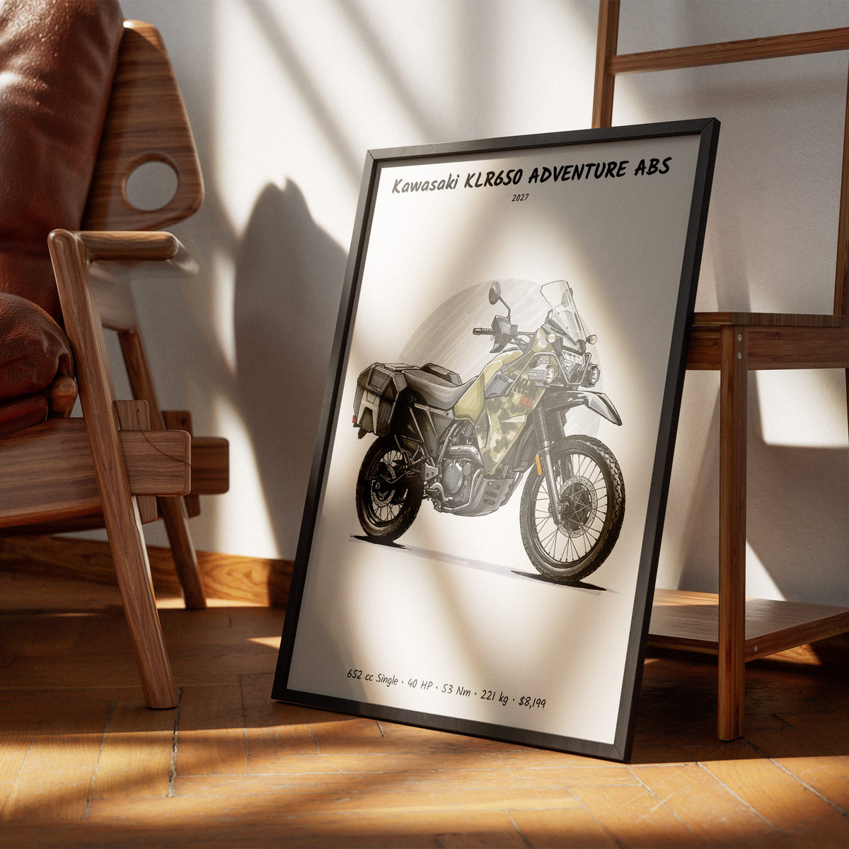Kawasaki KLR650 ADVENTURE ABS 2027 Wall Art