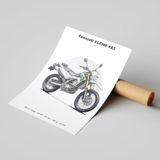 Kawasaki KLX300 ABS 2027 Poster