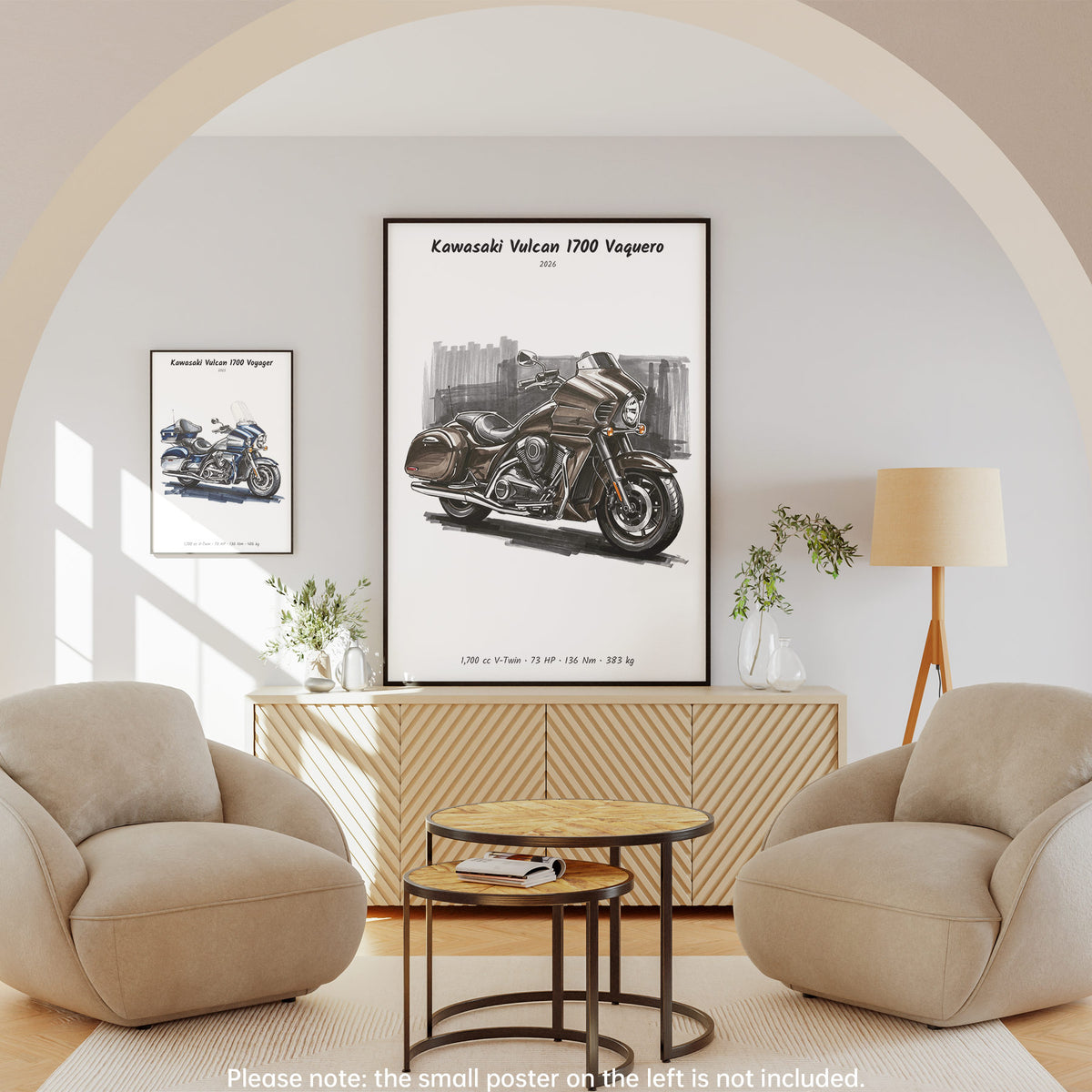 Kawasaki Vulcan 1700 Vaquero 2026 Wall Art