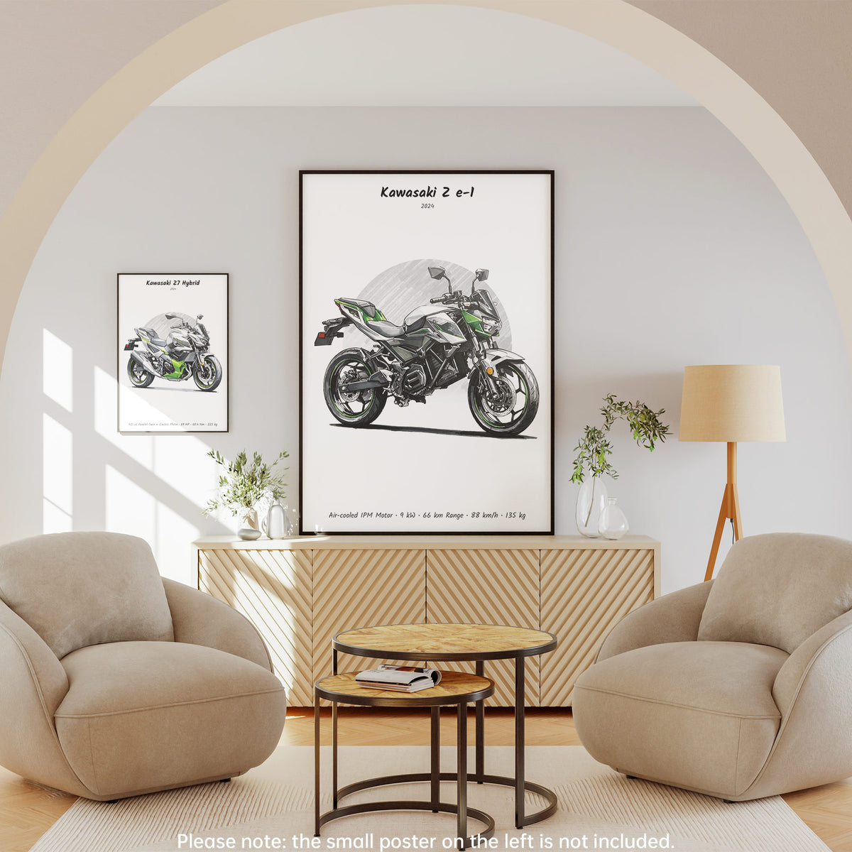 Kawasaki Z e-1 2024 Wall Art