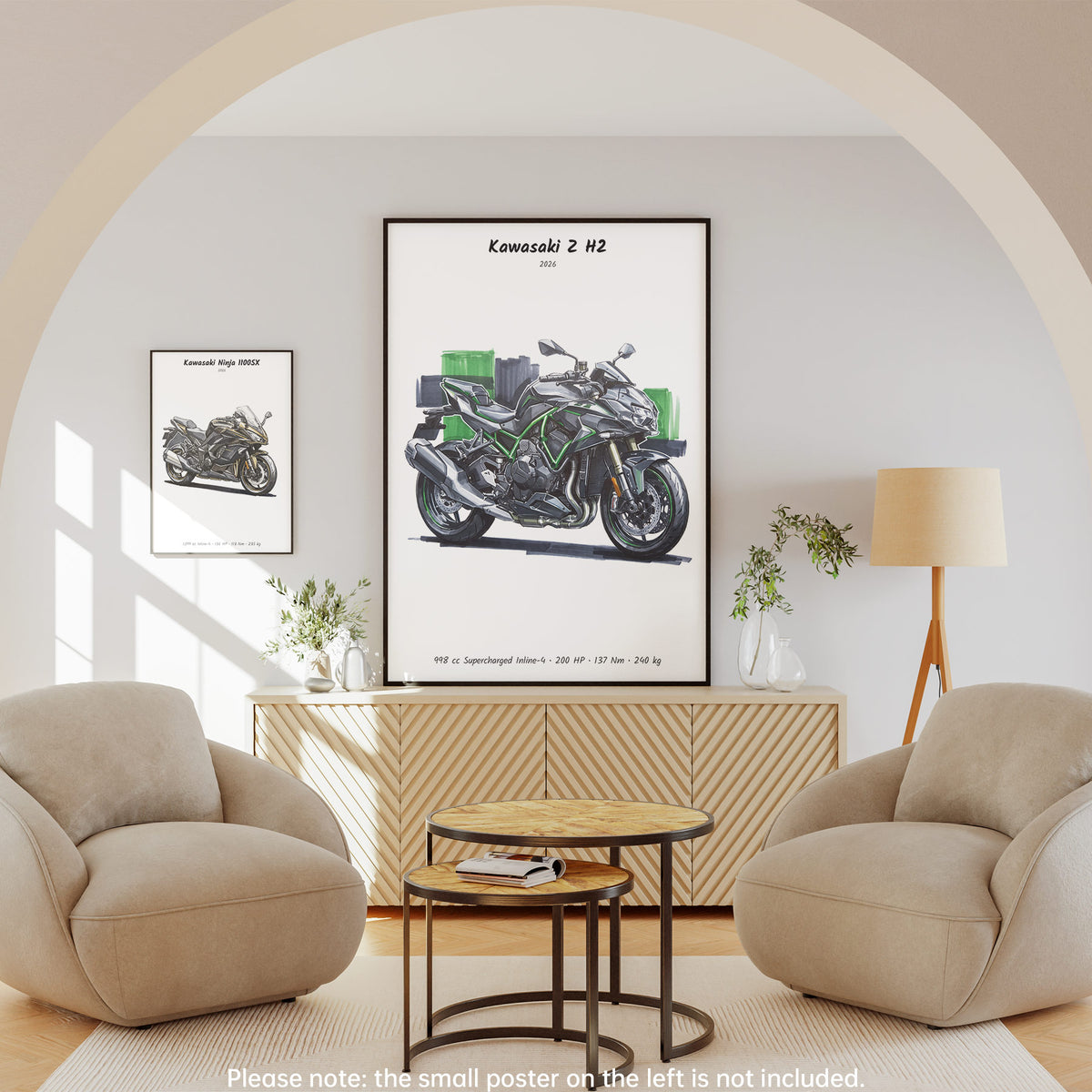 Kawasaki Z H2 2026 Wall Art