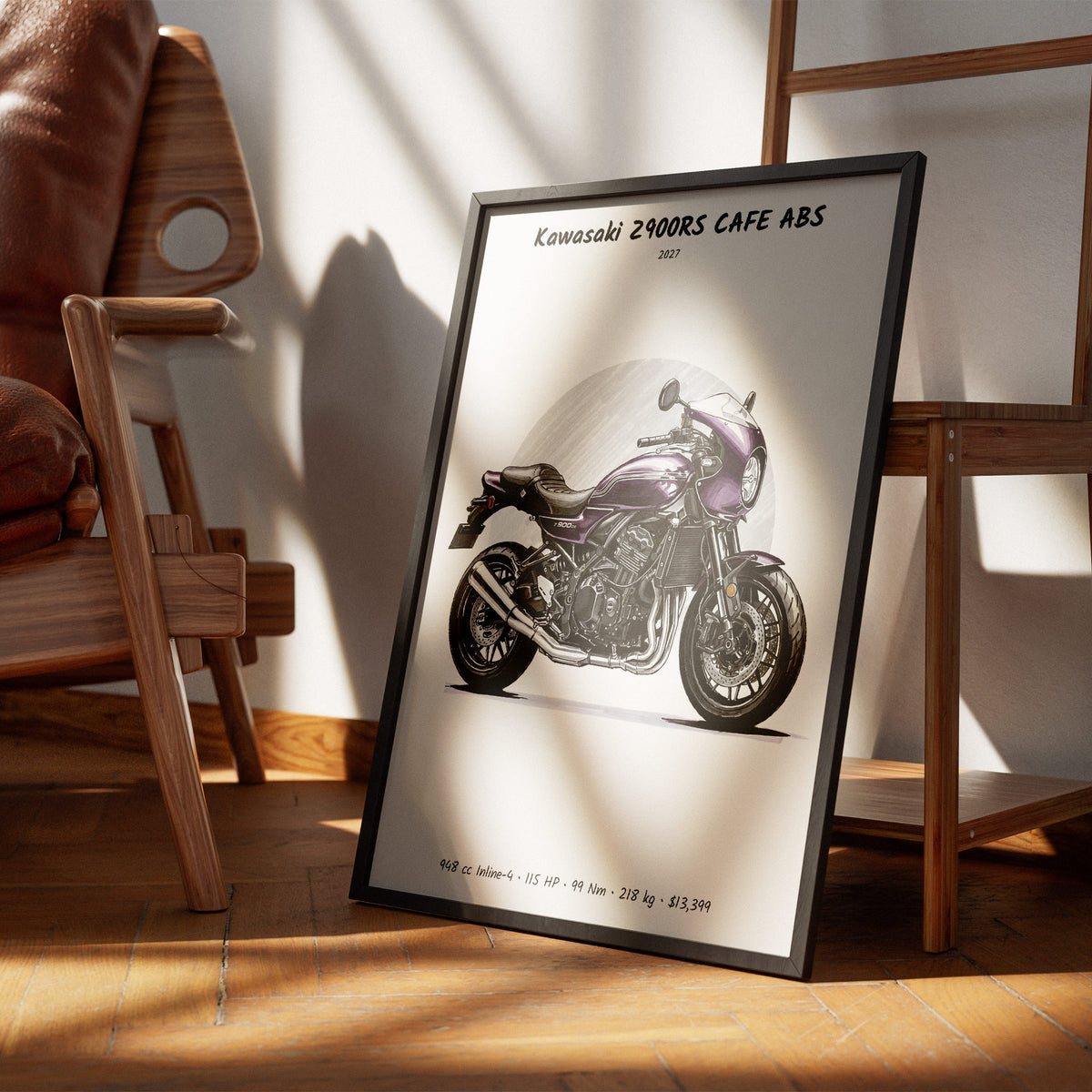 Kawasaki Z900RS CAFE ABS 2027 Wall Art