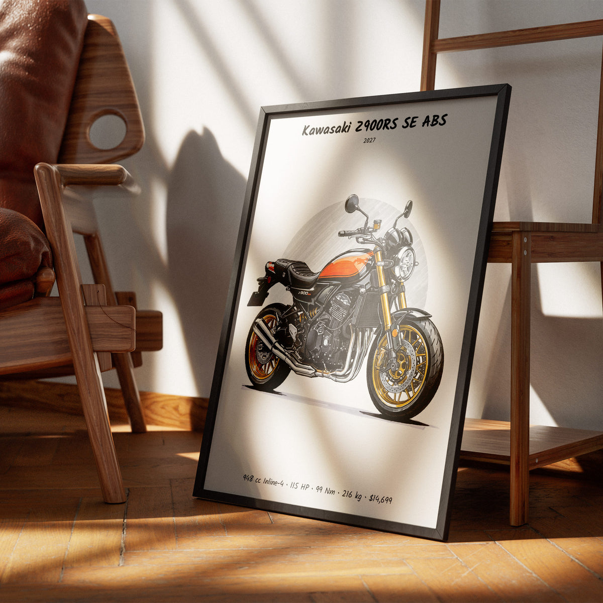 Kawasaki Z900RS SE ABS 2027 Wall Art