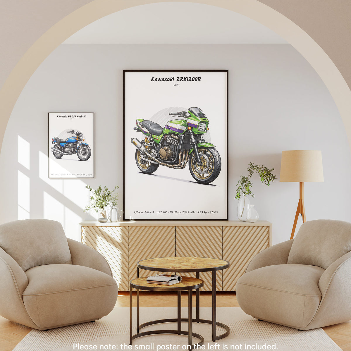 Kawasaki ZRX1200R 2001 Wall Art