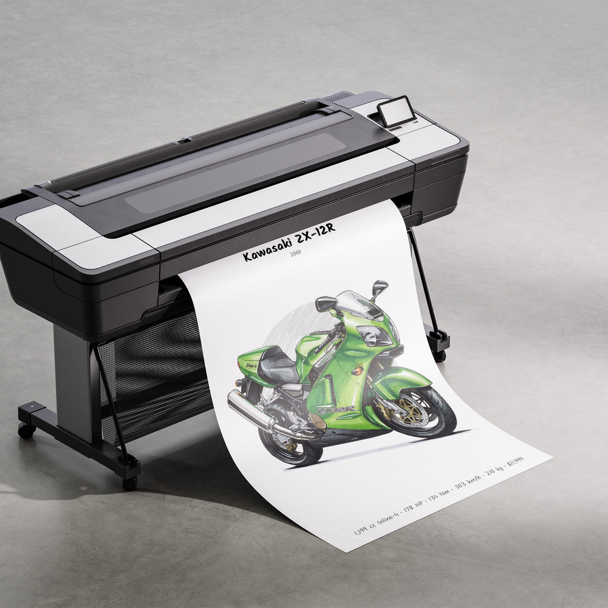 Kawasaki ZX-12R 2000 Print