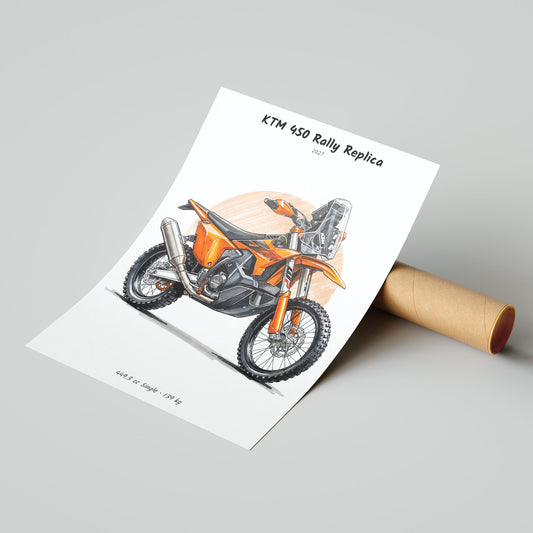 KTM 450 Rally Replica 2027 Poster
