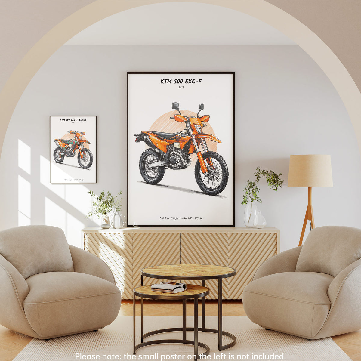 KTM 500 EXC-F 2027 Wall Art