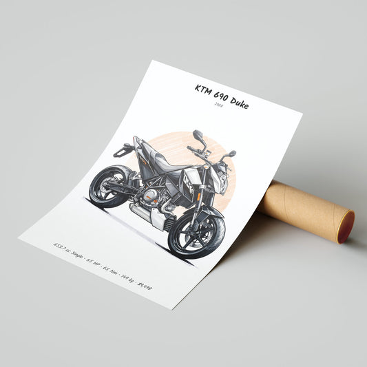 KTM 690 Duke 2008 Poster