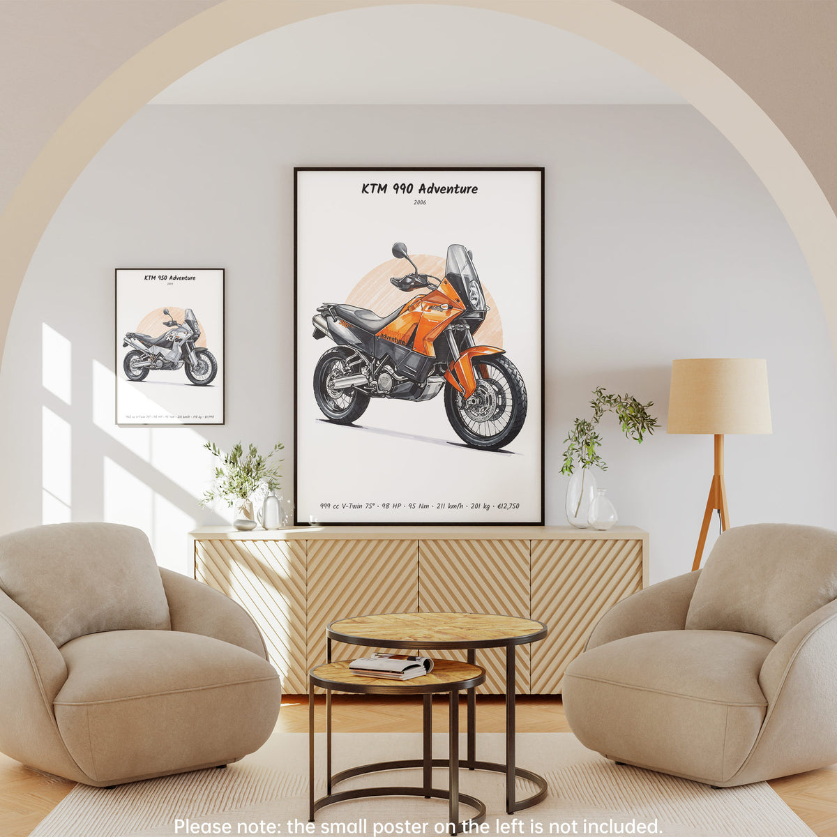 KTM 990 Adventure 2006 Wall Art