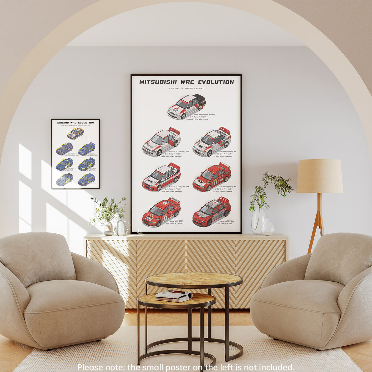 Mitsubishi WRC Evolution Wall Art