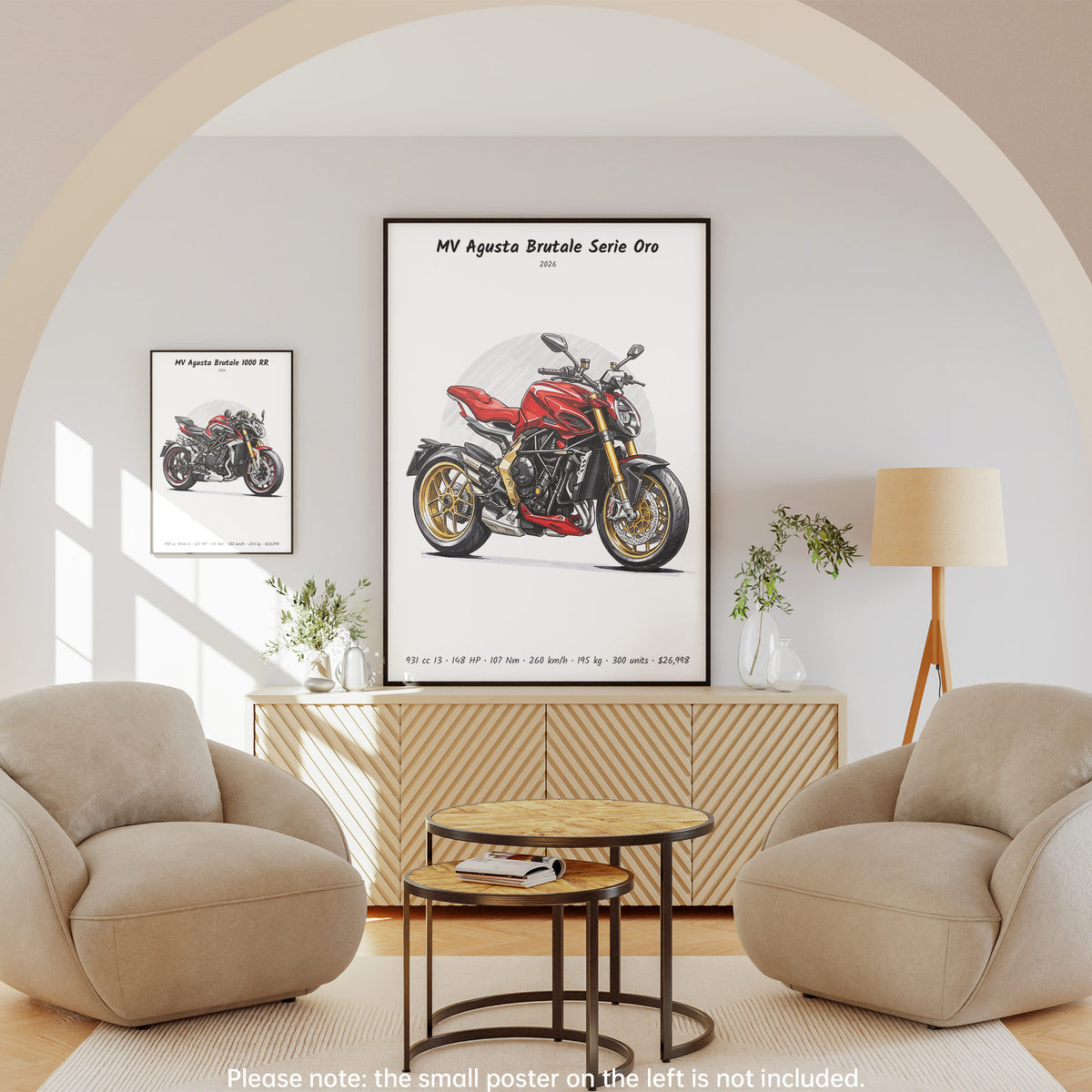 MV Agusta Brutale Serie Oro 2026 Wall Art