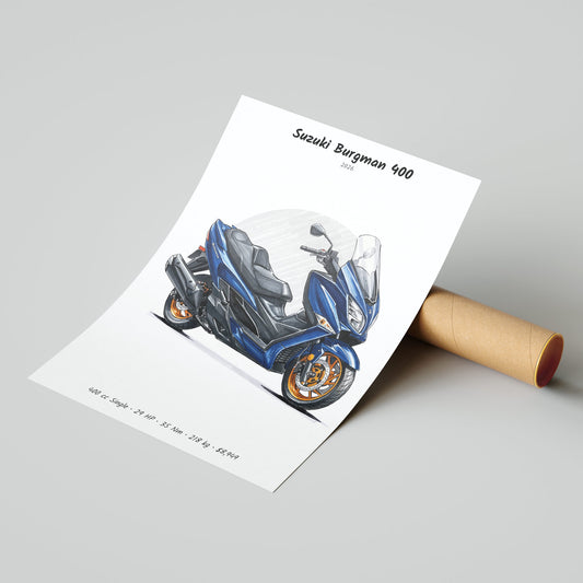Suzuki Burgman 400 2026 Poster